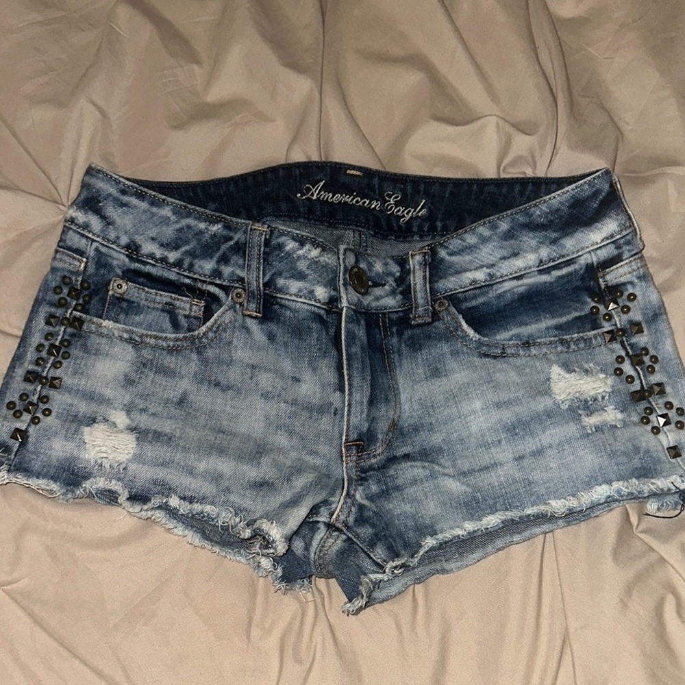 American Eagle Outfitters Blue Denim Shorts